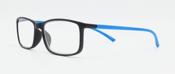 Fertiglesebrille Kunststoff Schwarz Blau 4read 051003002