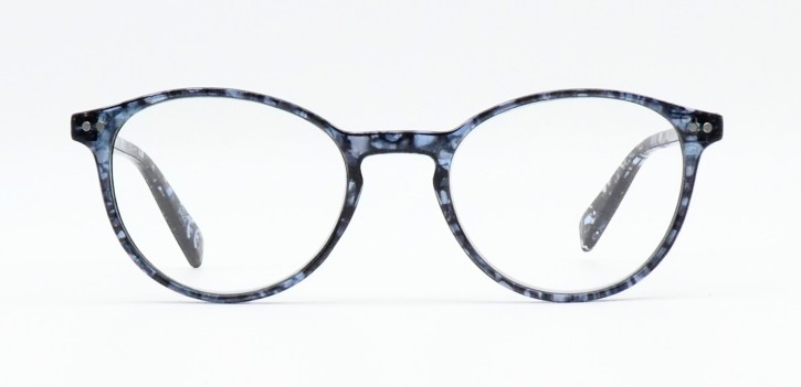 Fertiglesebrille Kunststoff havanna graublau 05-21010-02