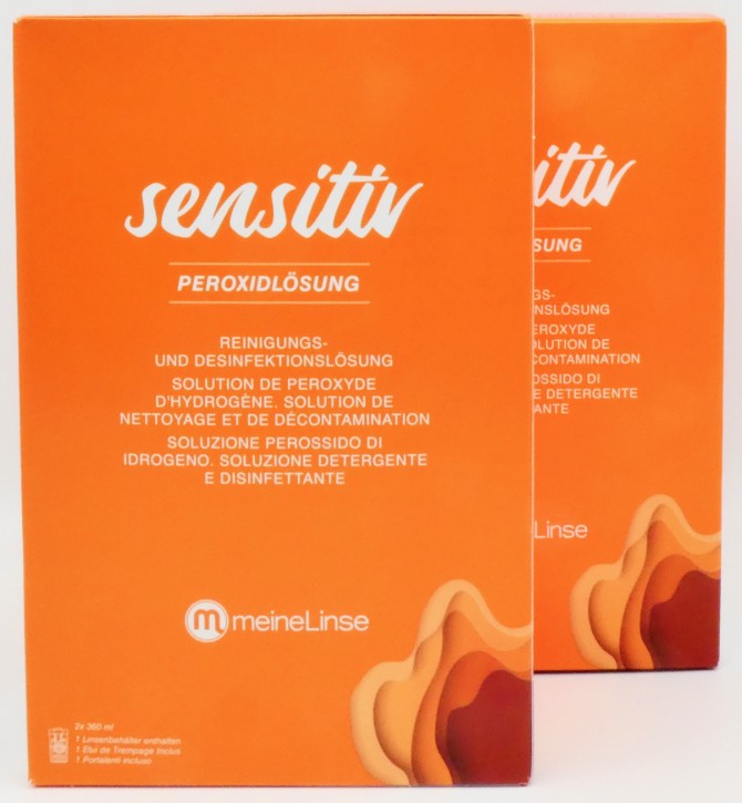 meineLinse® sensitiv Peroxidlösung 4x360ml