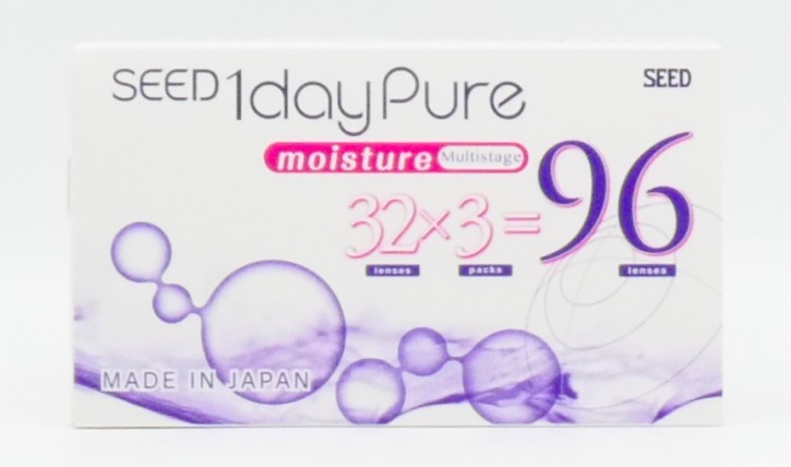 SEED 1day Pure moisture Multistage 96 lenses