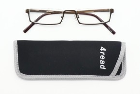 Fertiglesebrille Nylor Metall braun