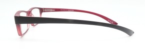 Fertiglesebrille Kunststoff Steckbügel Schwarz Rot 05-21020-01